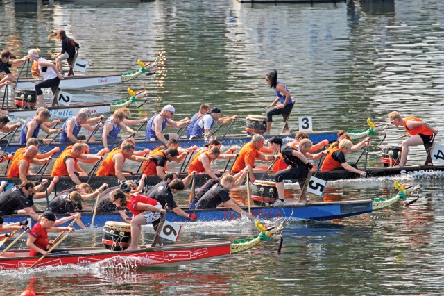 Dragon boating sparks German-American relations