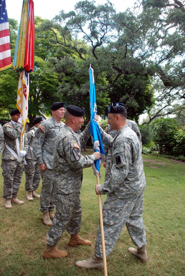 Passing the 717th's Colors