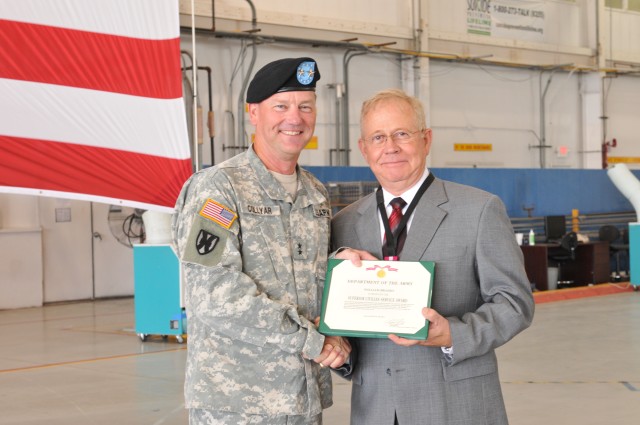 Civilian Honored For His Time as CCAD Leader