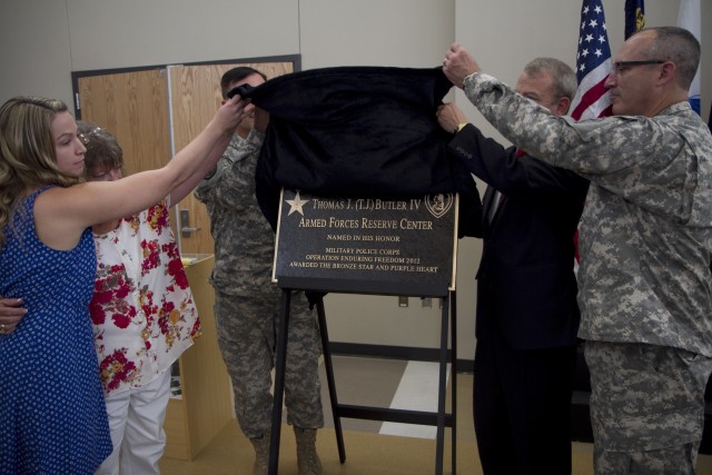 "Say my baby's name" Wilmington Armed Forces Reserve Center memorialized in honor of local Soldier