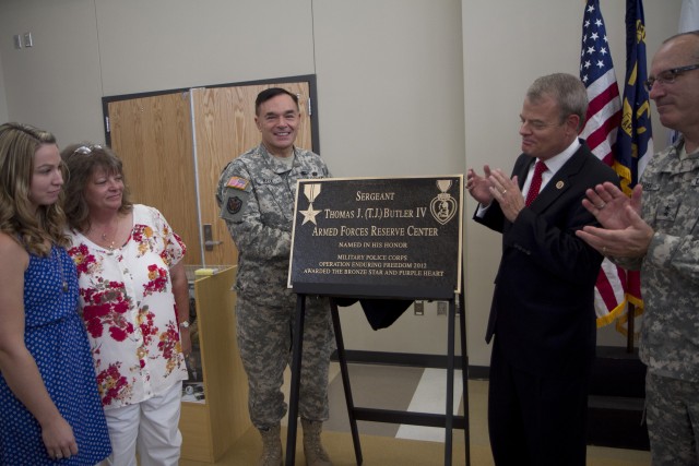 "Say my baby's name" Wilmington Armed Forces Reserve Center memorialized in honor of local Soldier