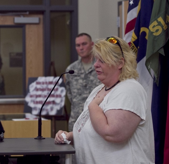 "Say my baby's name" Wilmington Armed Forces Reserve Center memorialized in honor of local Soldier