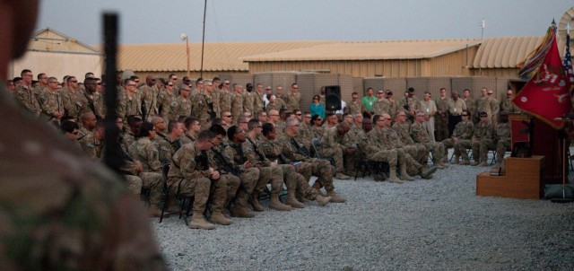 Memorial ceremony held for fallen soldier at FOB Gamberi
