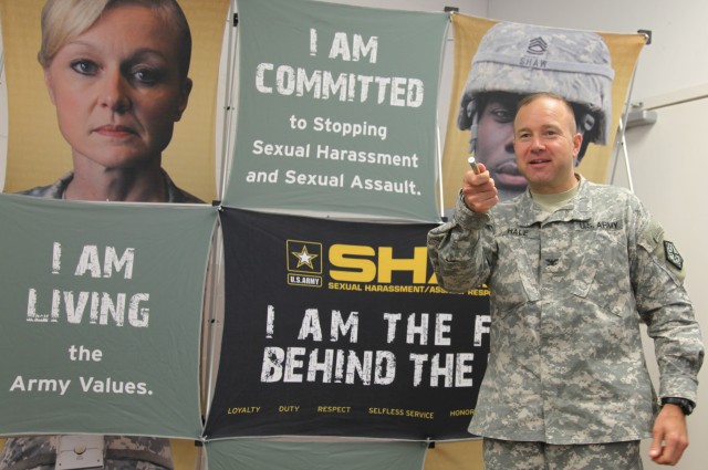 Commander Gets Tough On Combating Sexual Harassment Assault Article