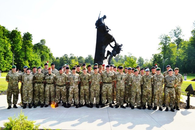 British soldiers stop by Fort Drum