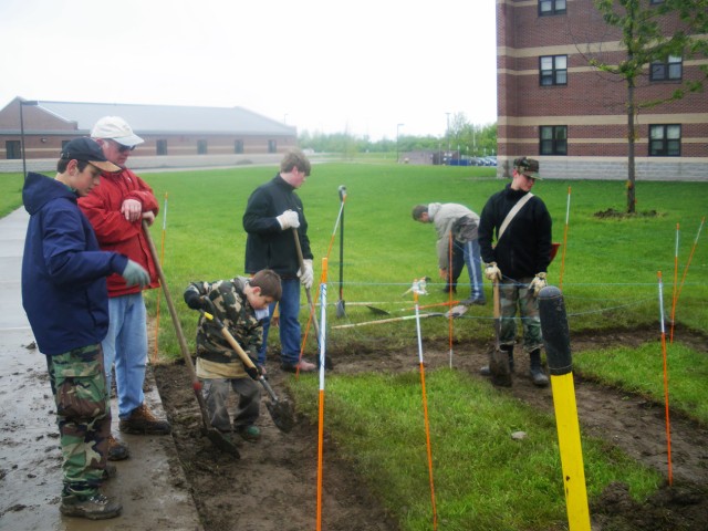 Fort Drum teen builds garden at WTU, works toward Eagle Scout rank