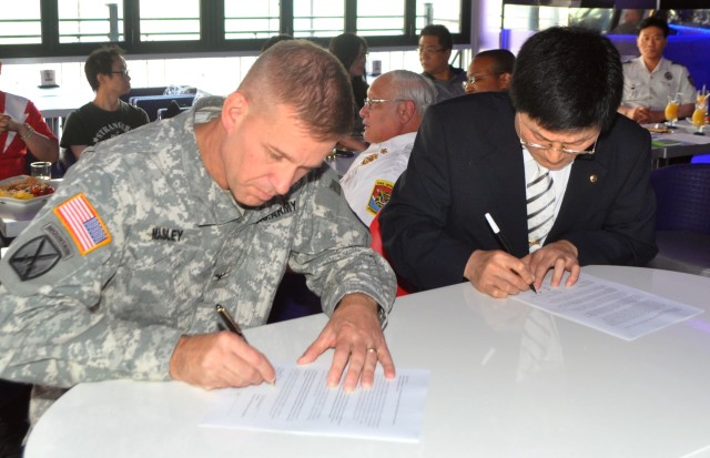 Leaders sign MOU to keep Itaewon safe