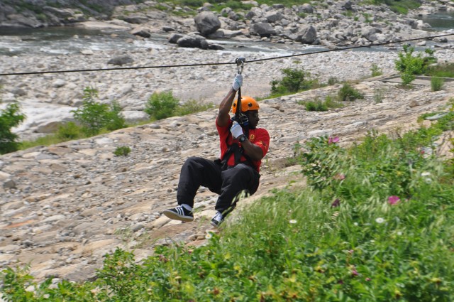 Flying in the air
