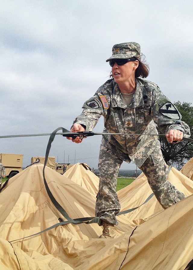 1st Cav tactical HQ goes up