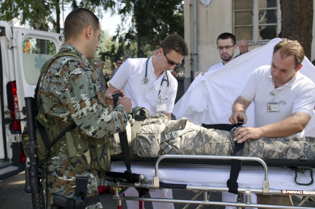 FYROM aids KFOR MEDEVAC mission