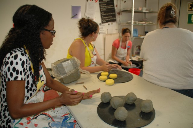 F2F promotes resiliency with pottery