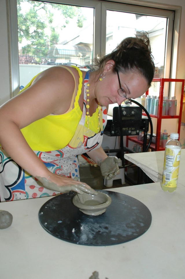 F2F promotes resiliency with pottery