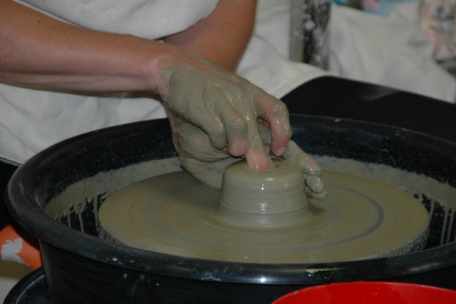 F2F promotes resiliency with pottery