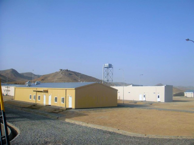 New Afghan National Police company copound