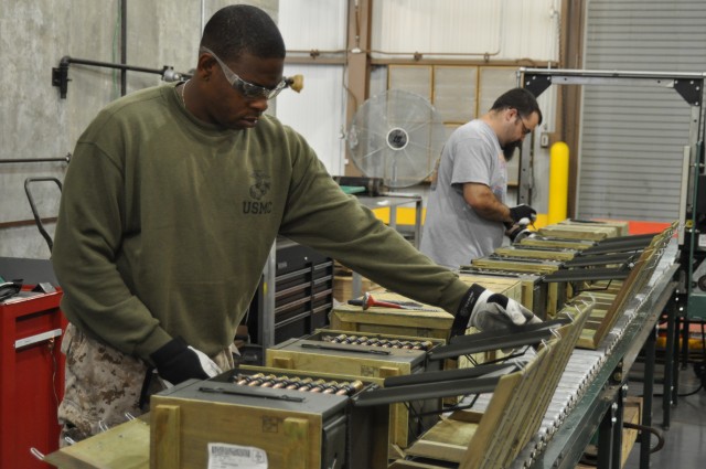 Marine Reservists Hone Their Skills with Crane Army