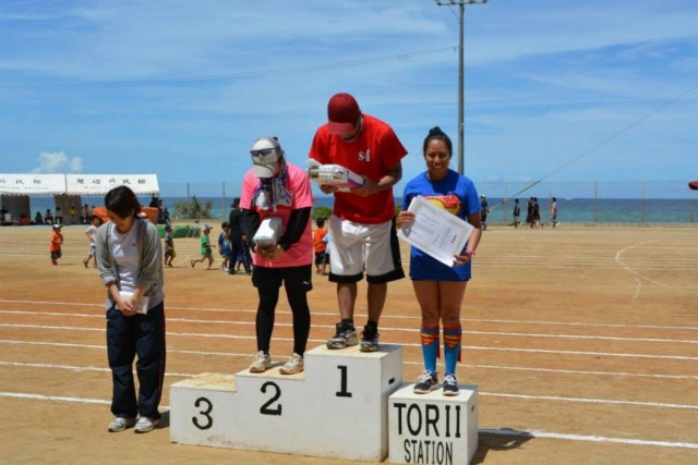 10th Regional Support Group participates in Sobe Ward Sports Day