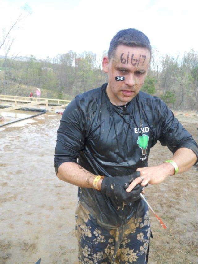 Capt. Rob Behrman exits obstacle at the Mid-Atlantic Tough Mudder event