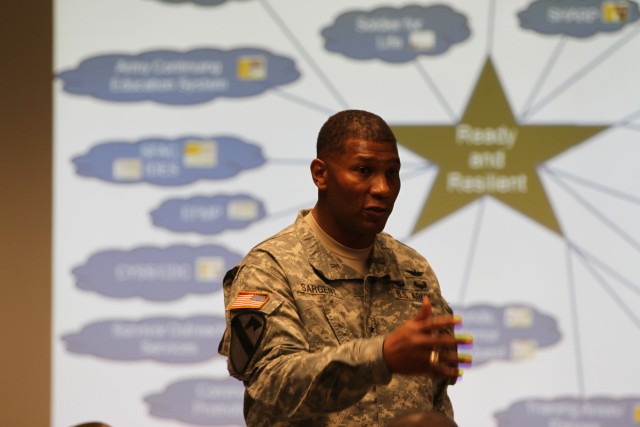 U.S. Army leaders talk about Ready and Resilient Campaign with Fort Campbell community