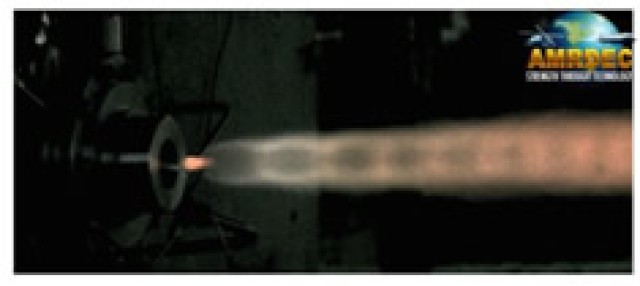 Test firing of the AMRDEC Vortex Engine