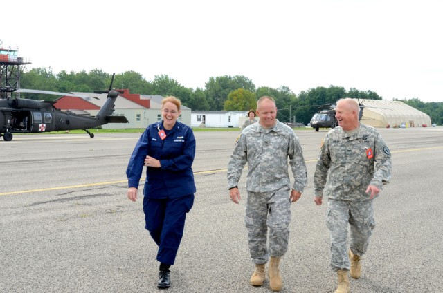 Rear Adm. June E. Ryan visits Vibrant Response