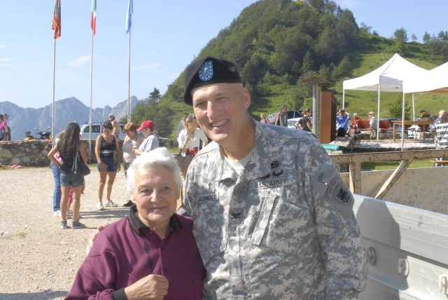 Chaplain (Col.) Charlie Reynolds and Odilla Lissa Dal Pra