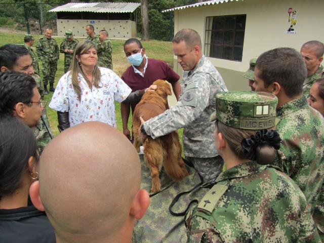 Army South Soldiers, veterinarians help partner nations build, sustain working dog programs