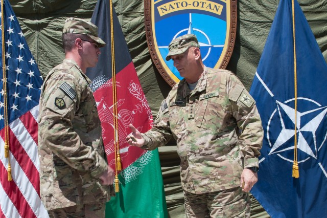 CSA visits Soldiers, leaders in eastern Afghanistan