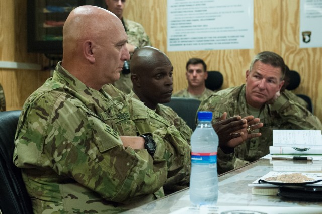 CSA visits Soldiers, leaders in eastern Afghanistan