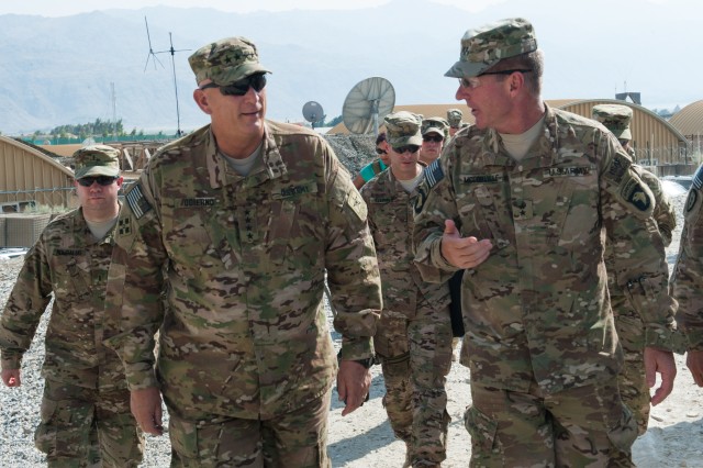 CSA visits Soldiers, leaders in eastern Afghanistan