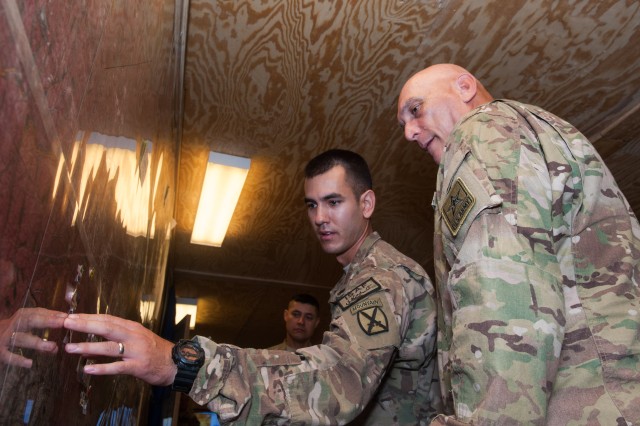 CSA visits Soldiers, leaders in eastern Afghanistan