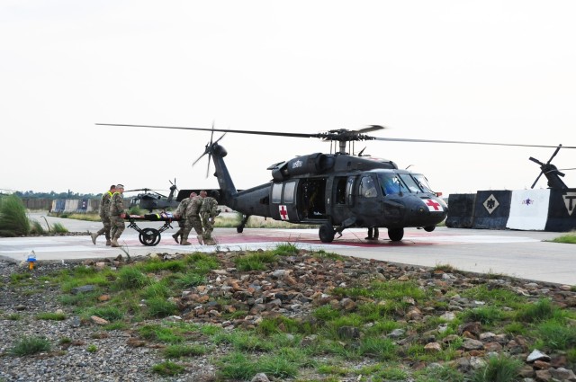 Currahees train for mass casualty exercse