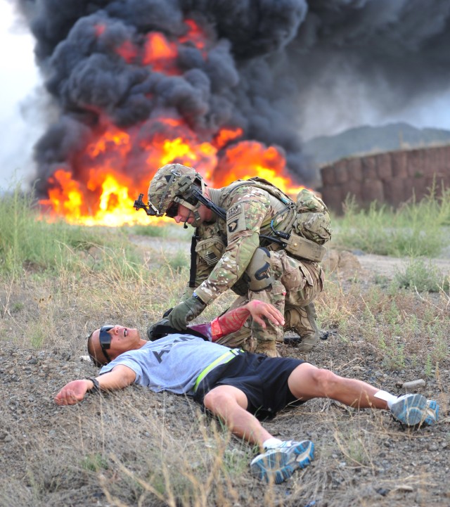 Currahees train for mass casualty exercise