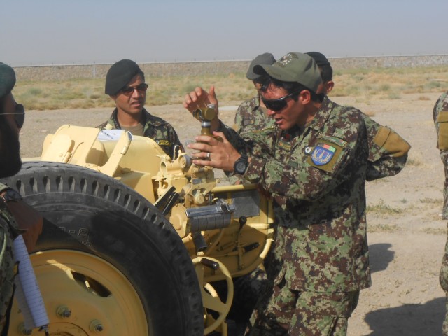 Afghan master gunner sustains artillery standards 