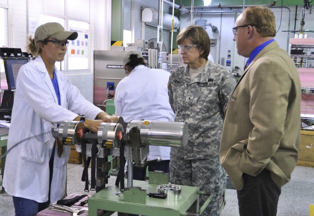 General visits ammunition plant, talks 2020 planning