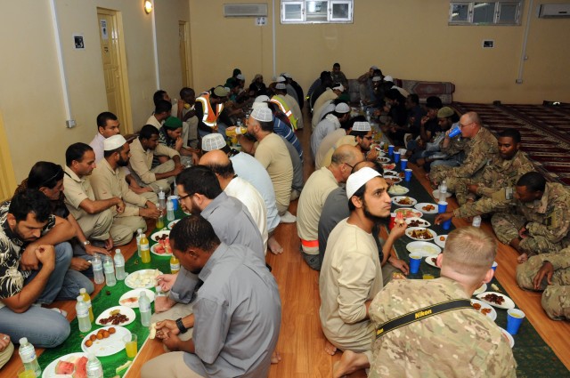 Soldiers find place to worship, observe Islam on Kandahar