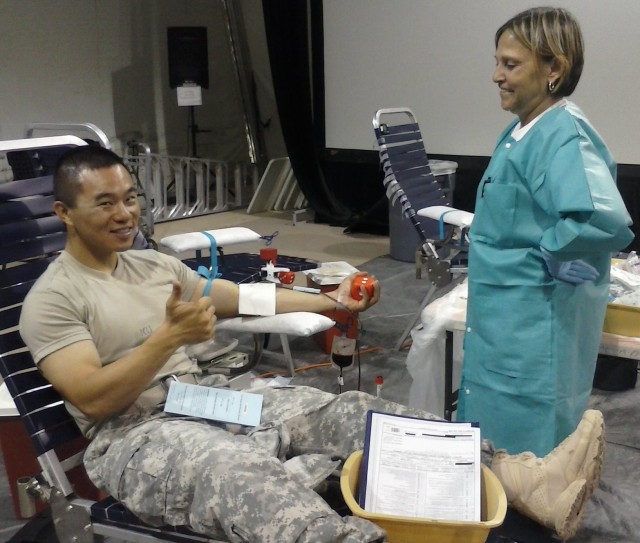 Task Force Black Scorpion sponsors first McGregor Range blood drive in over 3 years