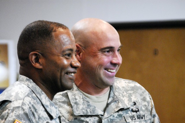 CECOM Commander presides over CTSF Director promotion to colonel