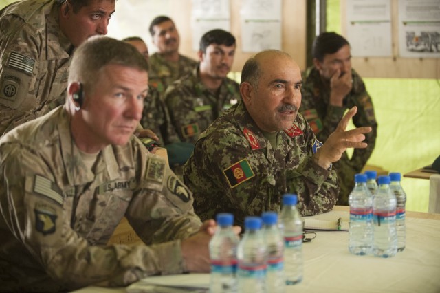Afghan National Army takes the lead