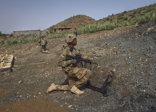 Currahees engineers conduct route clearance patrol in Khowst