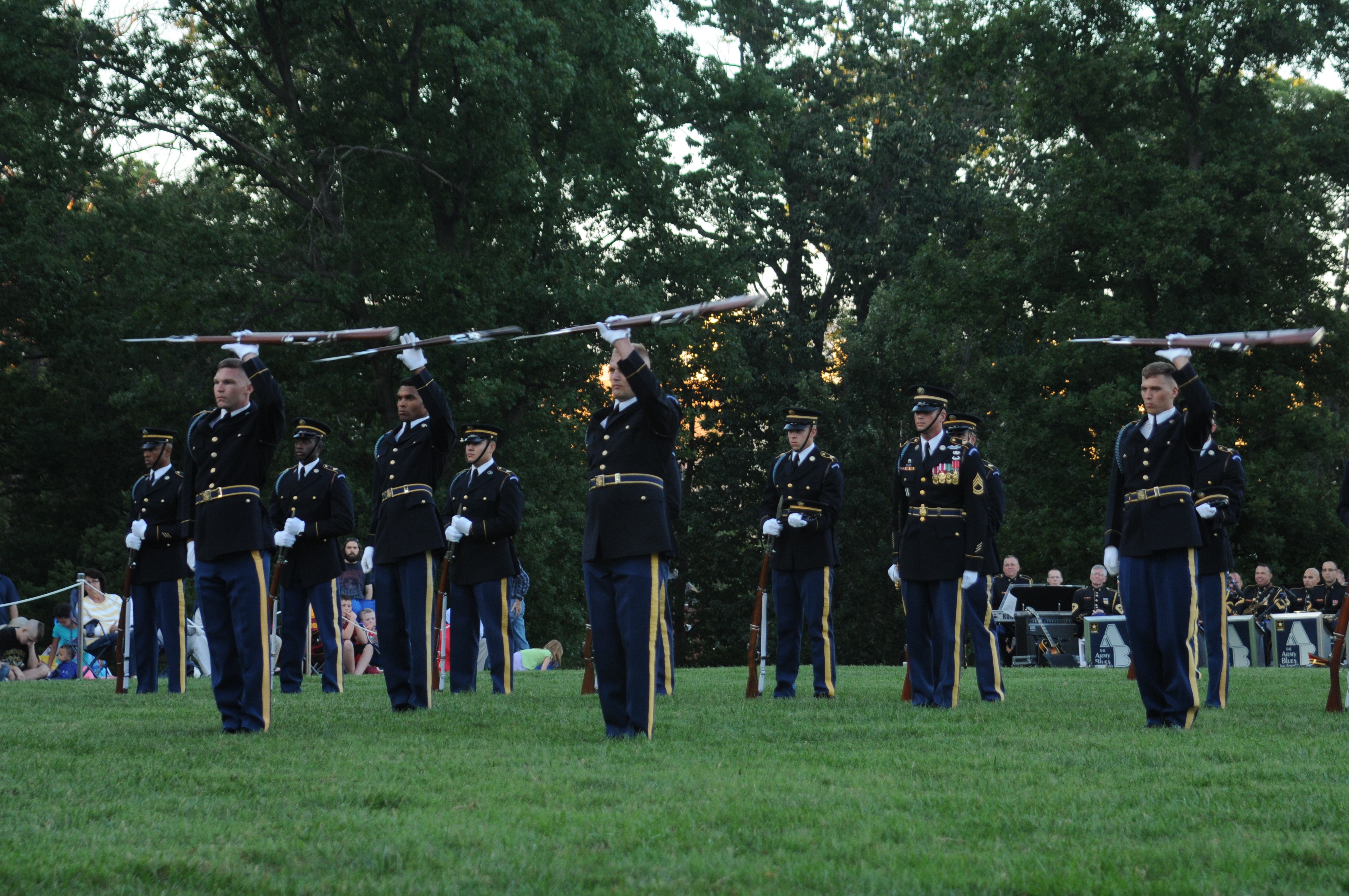 Visitors enjoy the nice weather at MDW's Twilight Tattoo! | Article ...