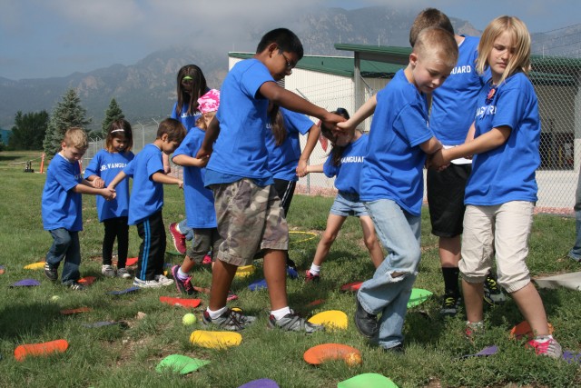 Camp gives children taste of Soldier life