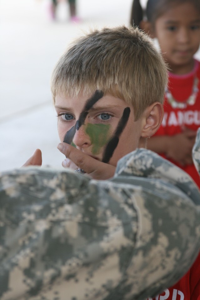 Camp gives children taste of Soldier life