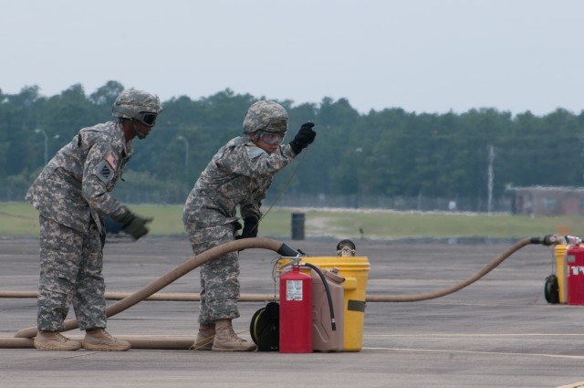 Devil brigade paratroopers fuel aircraft in joint training exercise