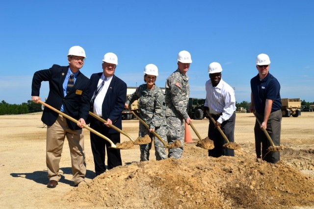 Groundbreaking ceremony for Fort McCoy maintenance facility