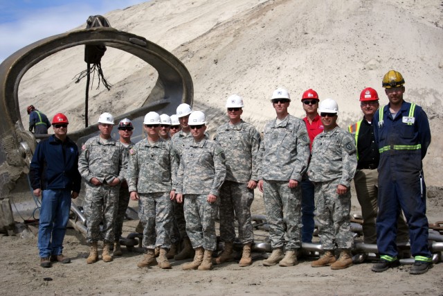 1-25 Command teams visit Usibelli Coal Mine