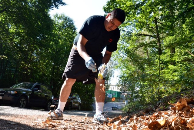 Camaraderie comes from 'Cardiac Hill' cleanup