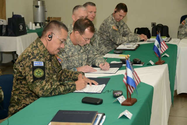 U.S. Army South, Salvadoran army wrap up 6th annual staff talks
