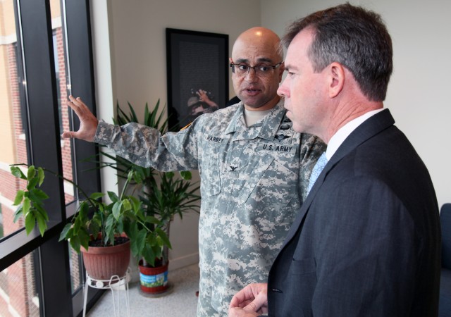 Senator's staff visits CASCOM, views training, facilities