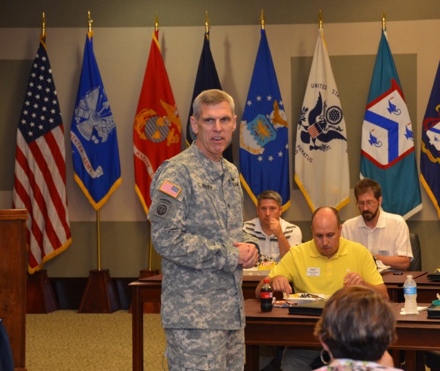 Deputy Commander addresses Leadership Kansas group