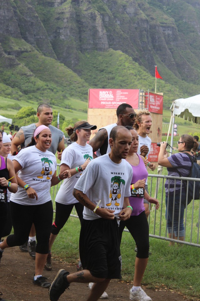 Tripler's Mighty Masticators Participate in Spartan Race Hawaii